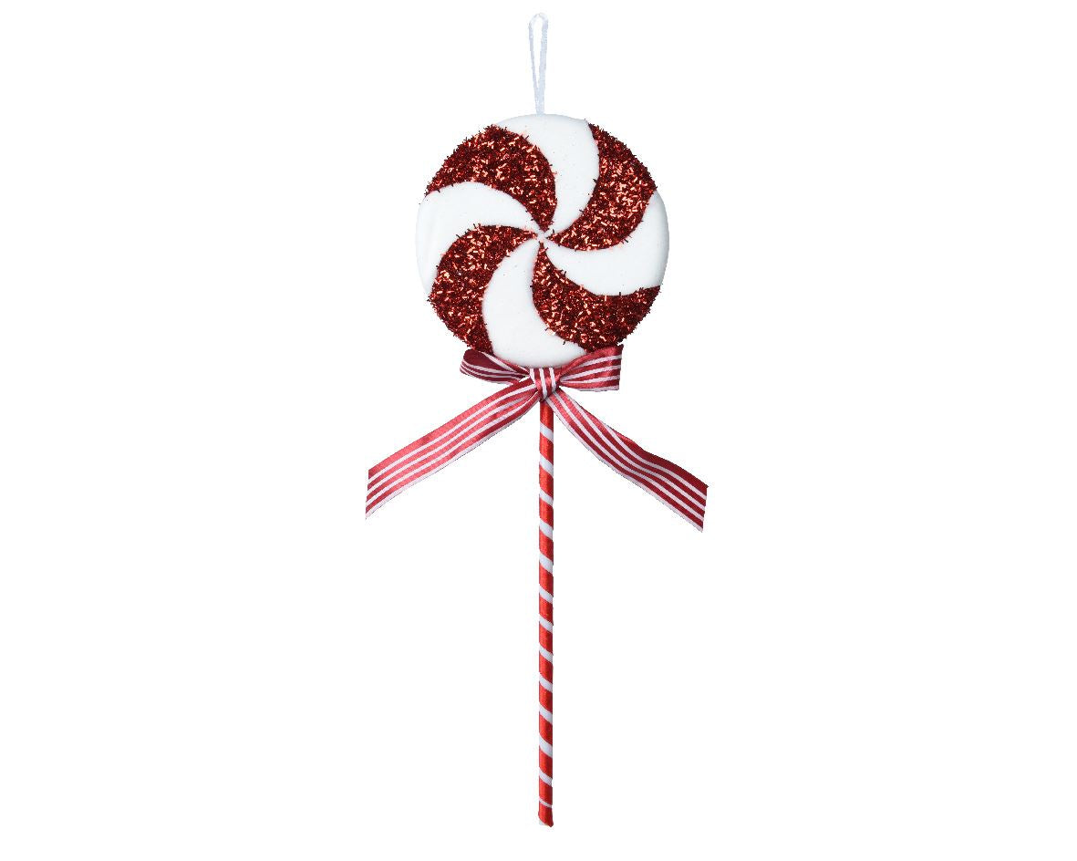 New Year's decoration Lollipop large, hanging, 3*15*42 cm, 02.9536 New Year's decoration Lollipop 3*15*42 cm, 02.9536