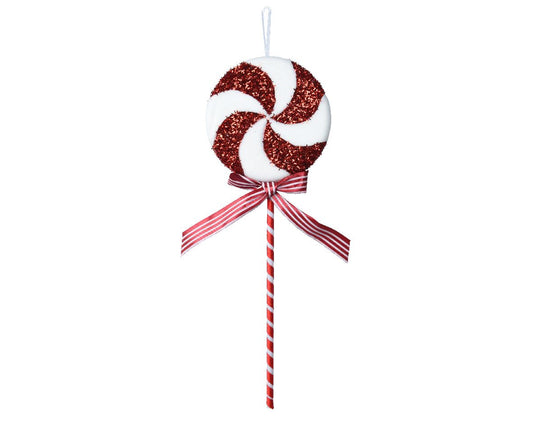 New Year's decoration Lollipop large, hanging, 3*15*42 cm, 02.9536 New Year's decoration Lollipop 3*15*42 cm, 02.9536