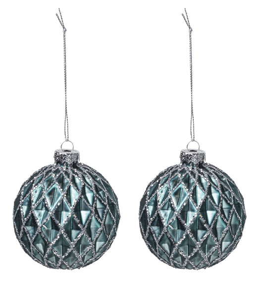 Set of New Year's ornaments Kulya, 2 pcs., 124013