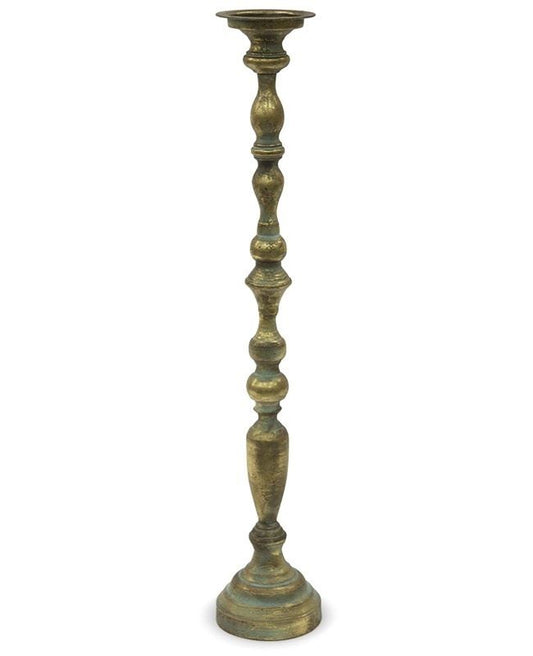 Metal Candlestick, 13x13x73 cm