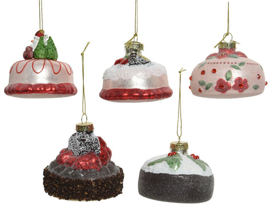 New Year decoration Cake mix, d. 8 cm, 12.0463