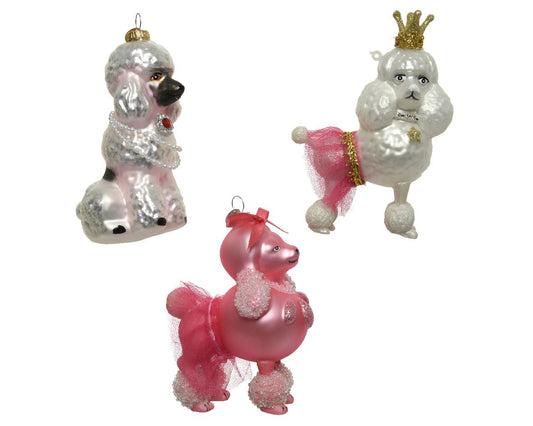 New Year's decoration Poodle, 7*9*13 cm, 12.0728 New Year's decoration Poodle mix 7*9*13cm