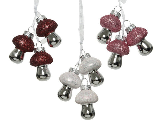 New Year's decoration Pendant-mushrooms, 3.5*4.5 cm