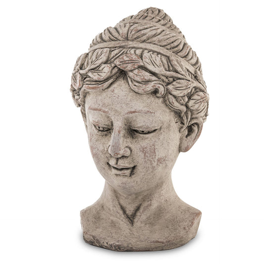 Classical Ceramic Bust Sculpture 6x12 in