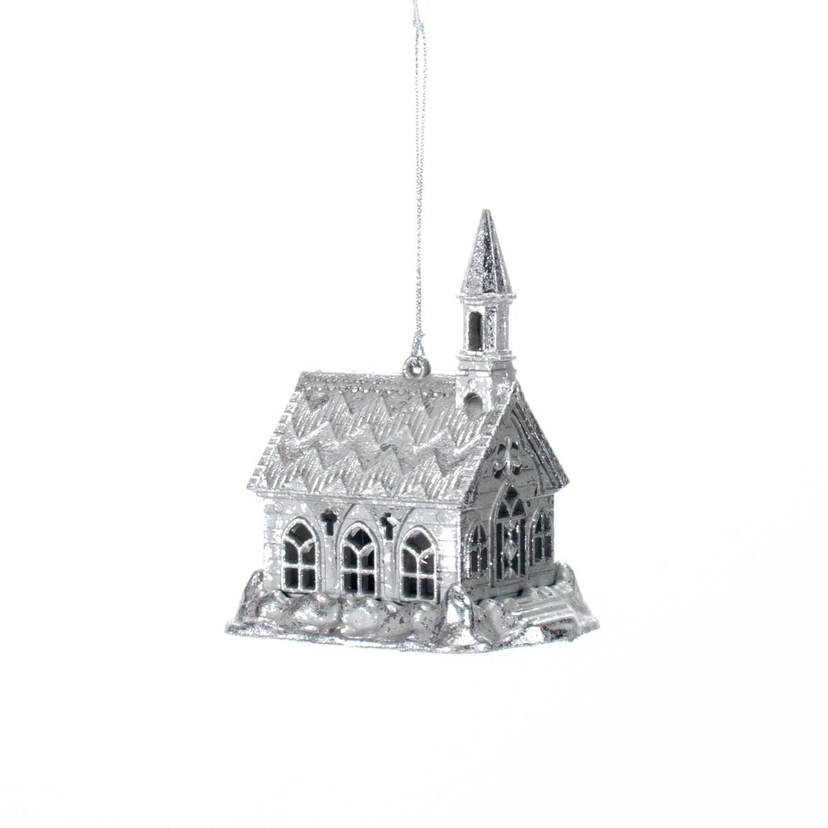 New Year decoration House Antique silver, 10*7.5*6 cm, 146553 New Year decoration, 146553
