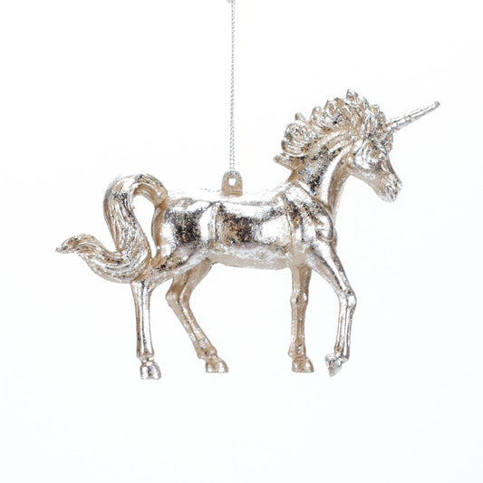 New Year decoration Unicorn Antique silver, 11*15*3 cm, 147039 New Year decoration, 147039