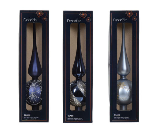 Christmas tree topper Blue Color Mix