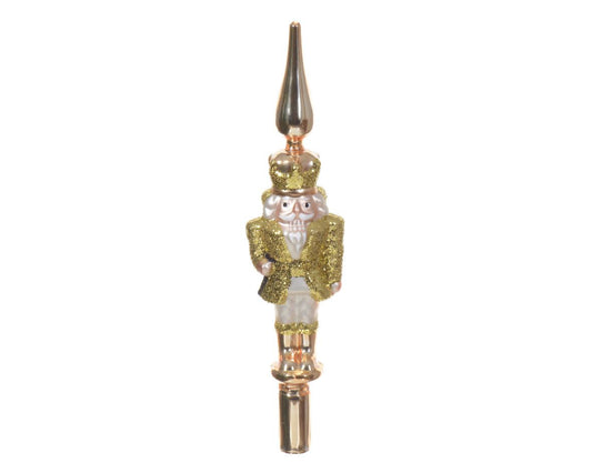 Nutcracker Christmas Tree Topper - Festive and Decorative Ornament