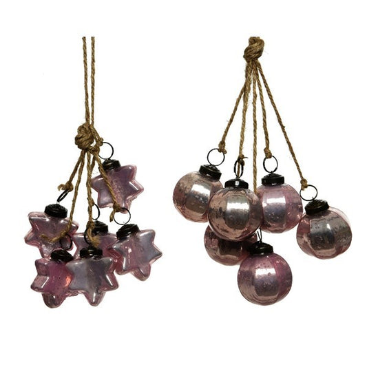 New Year decoration Pendant with balls, 6*40 cm, 19.0107