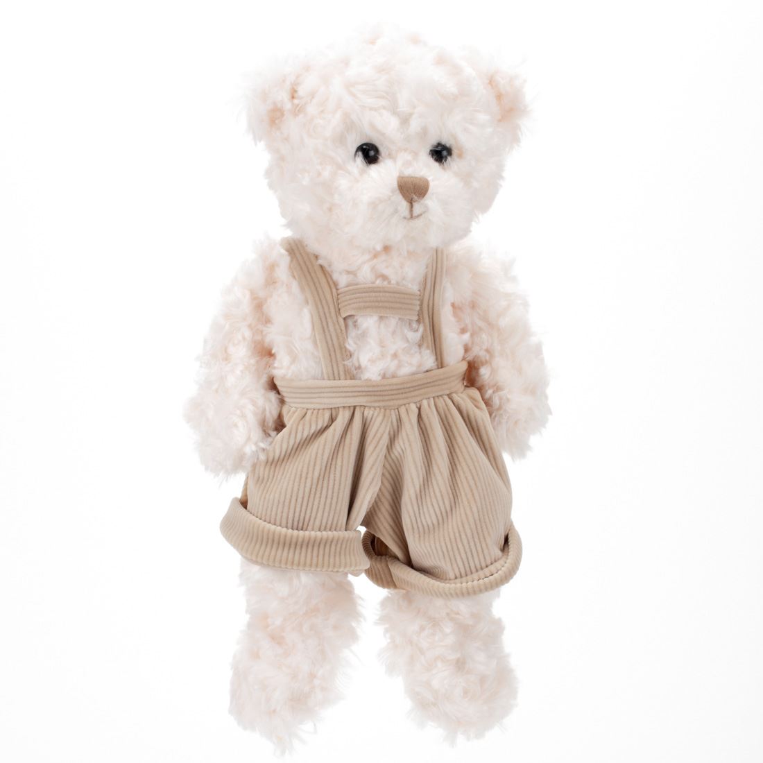 Elegant plush teddy bear for decor