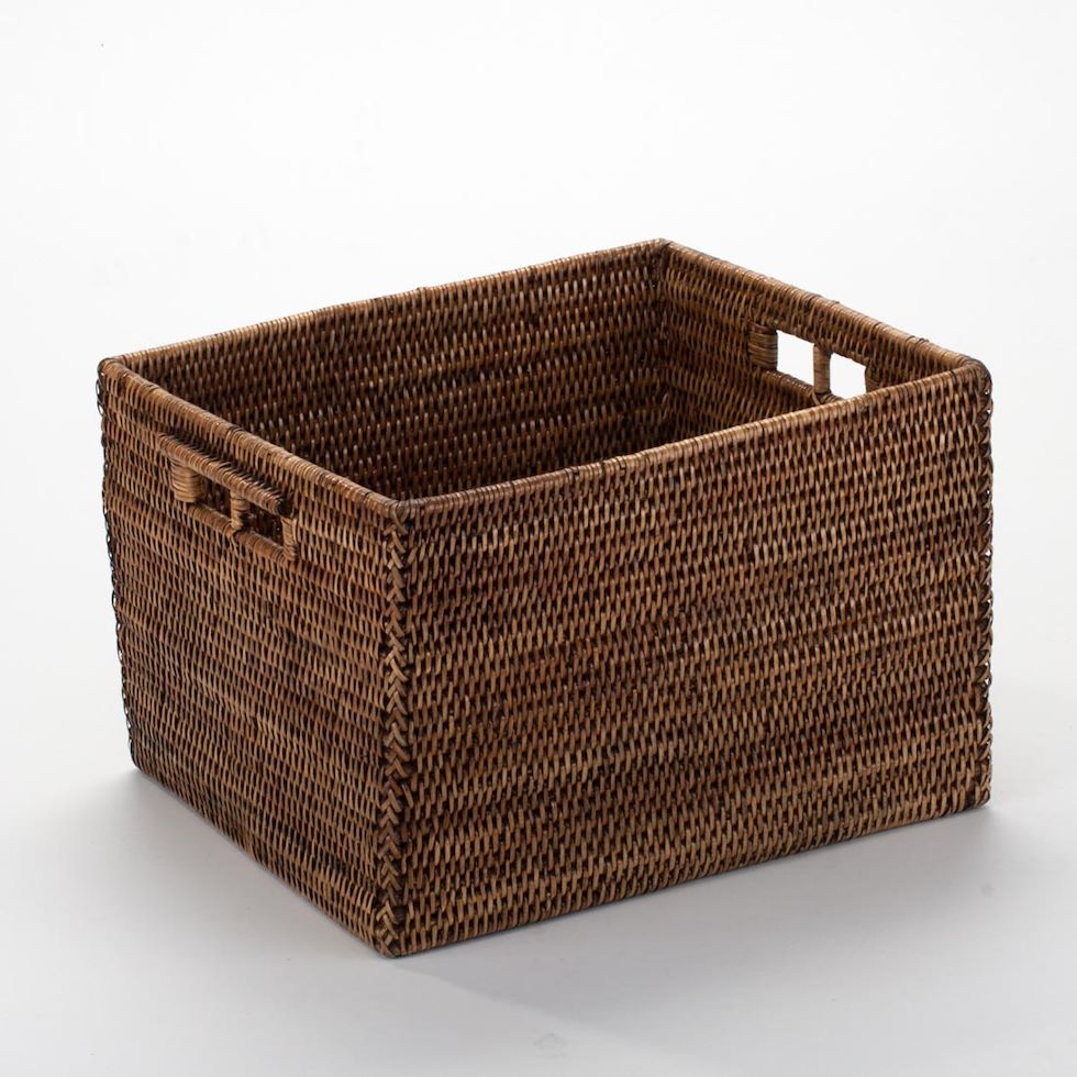 Eco-Friendly Rattan Storage Box, 35*30*24 cm