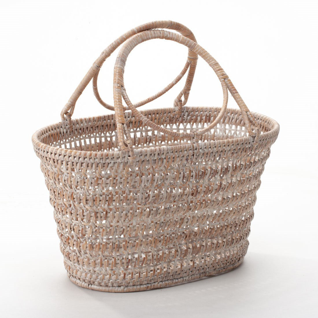Handwoven Rattan Purse – Exotic Southeast Asian Elegance, 32x20x19 cm