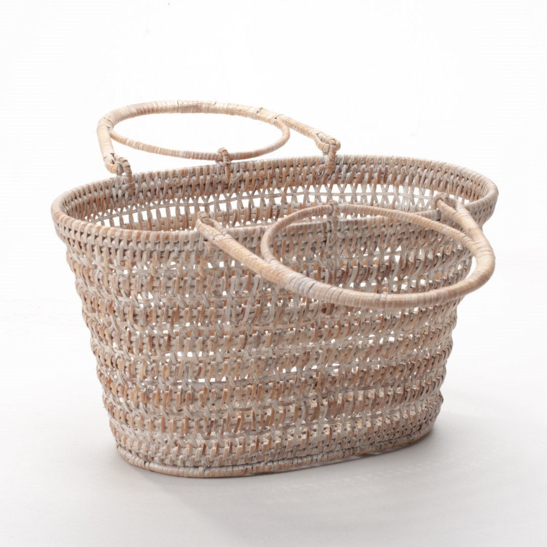 Handwoven Rattan Purse – Exotic Southeast Asian Elegance, 32x20x19 cm