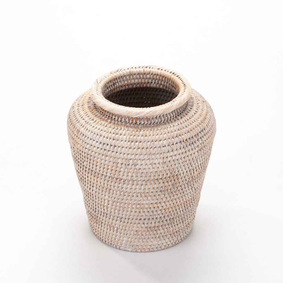 Colonial Vintage Scandinavian Style Decorative Dried Flower Vase
