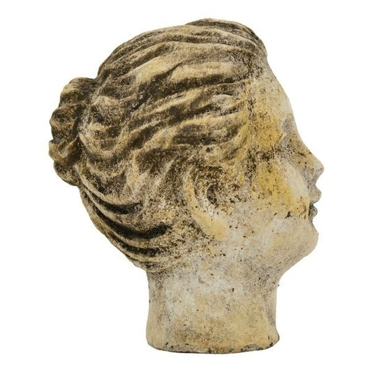 Ceramic Girl Bust – Charming Decoration for Garden or Interior, 12х10х15 cm