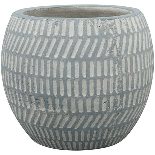 Classic Grey Ceramic Planter, 15х15х13 cm