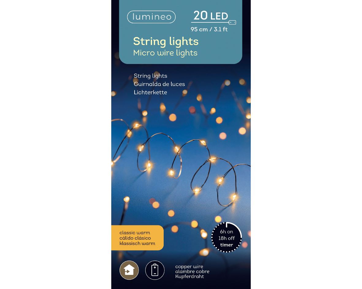 New Year's garland, 95 cm, 20L LED, 48.1731