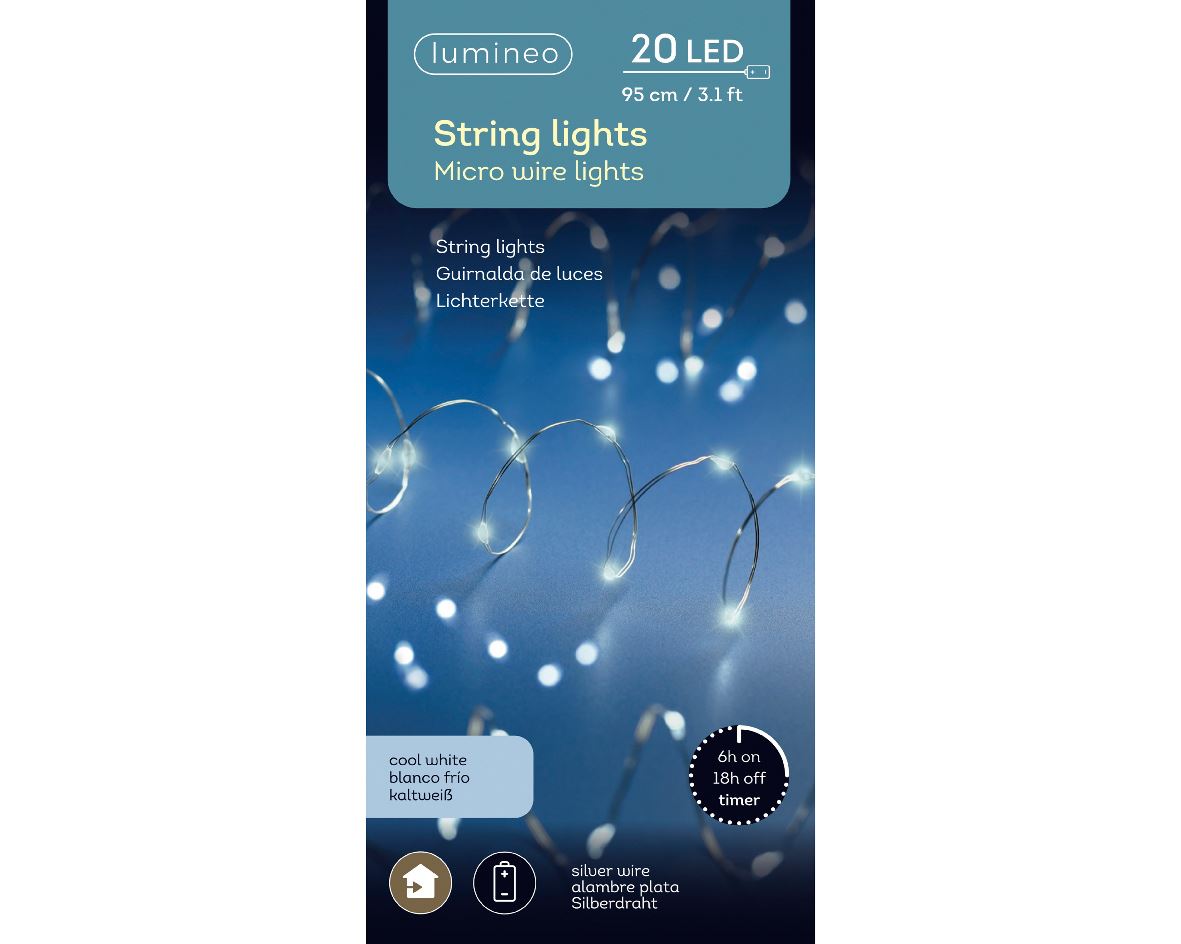 New Year's garland, 95 cm, 20L LED, 48.1740