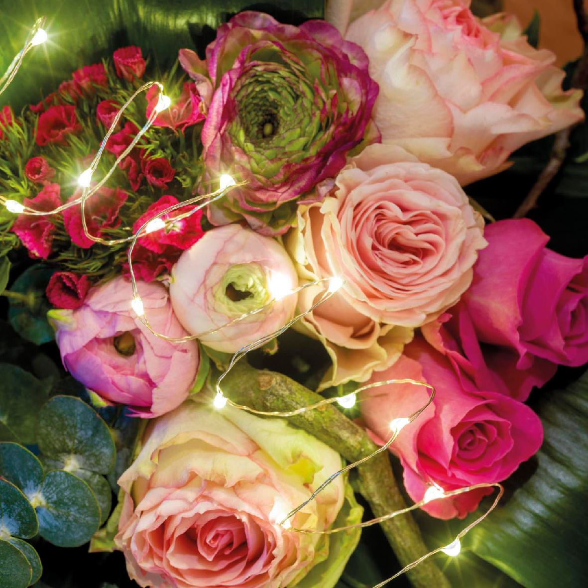 New Year's garland, 95 cm, 20L LED, 48.1743