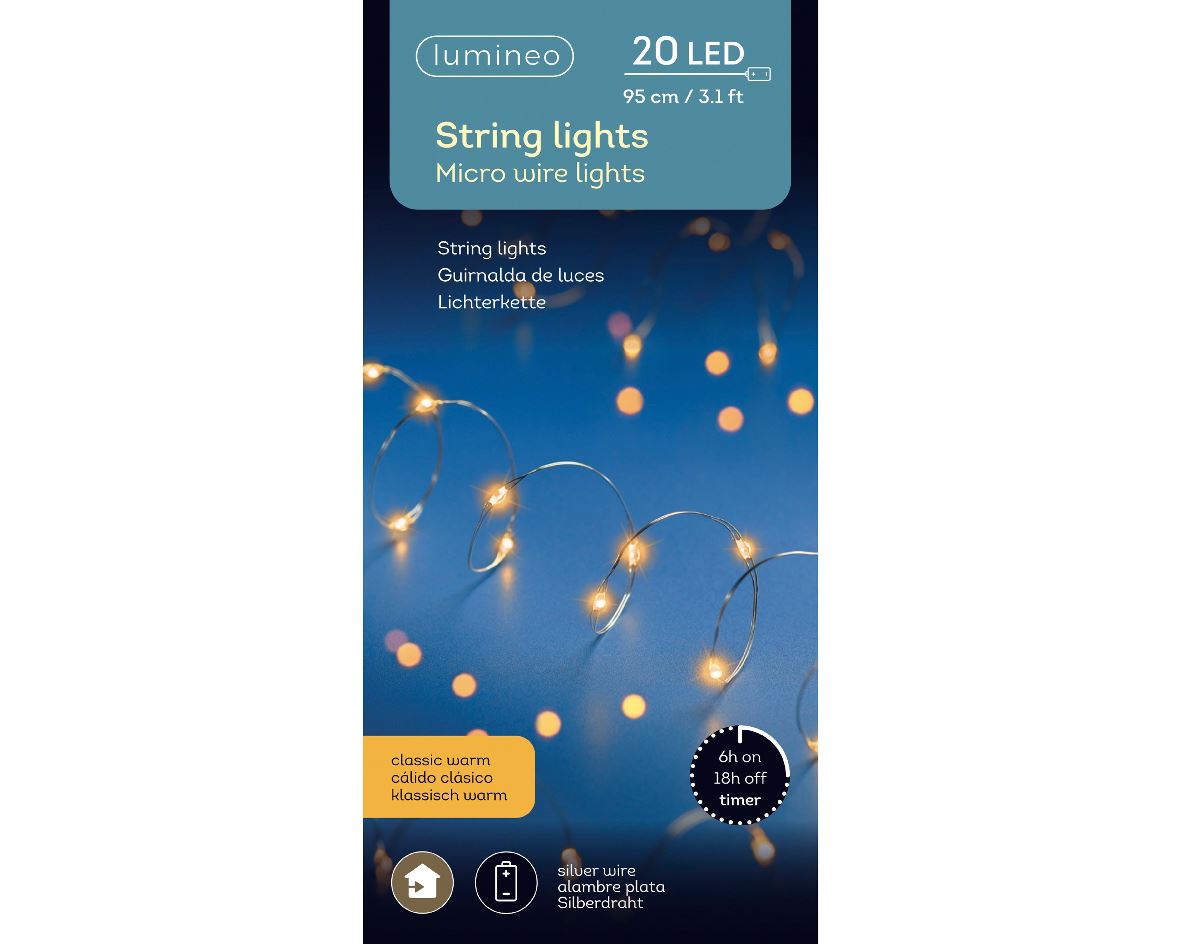 New Year's garland, 95 cm, 20L LED, 48.1770