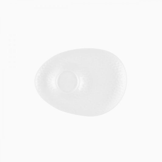 Saucer SOLA WHITE STRUCTUR FLOW 18*14 cm 491194