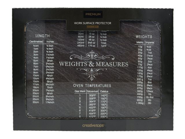 CT Weights And Measures Glass Cutting Board 40х30 cm