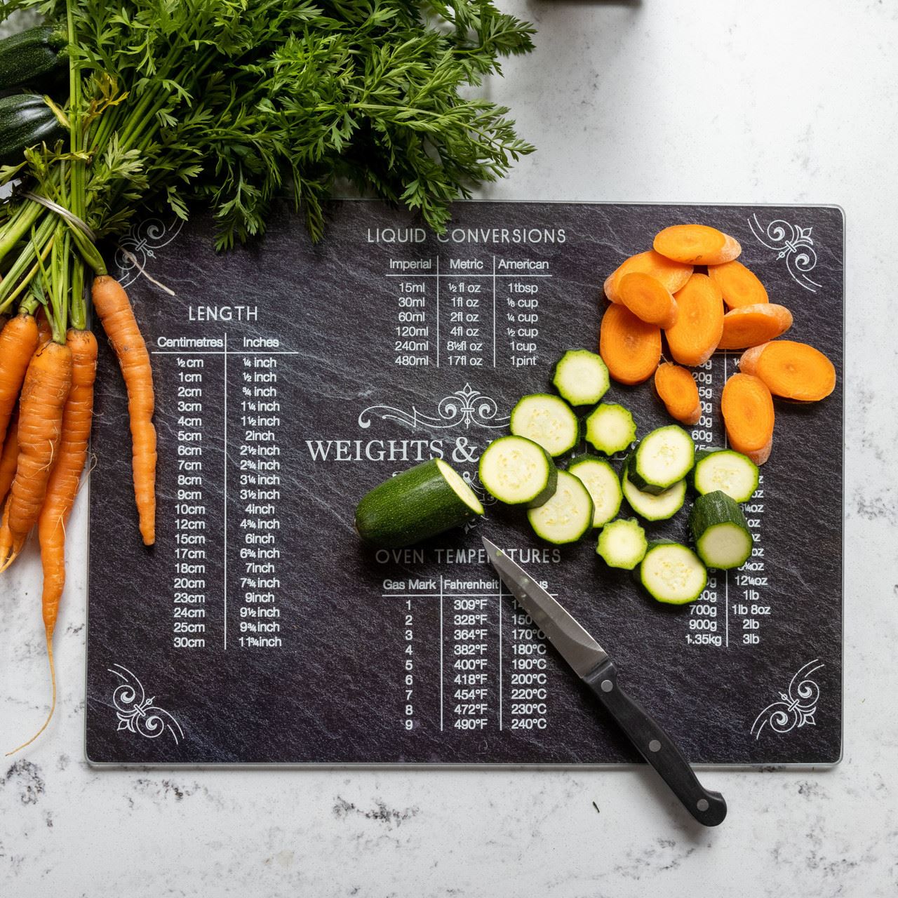 CT Weights And Measures Glass Cutting Board 40х30 cm