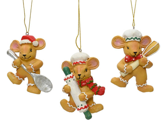 New Year decoration Mouse, 6*3*8 cm, 53.0835 New Year decoration Mouse mix 6*3*8 cm, 53.0835