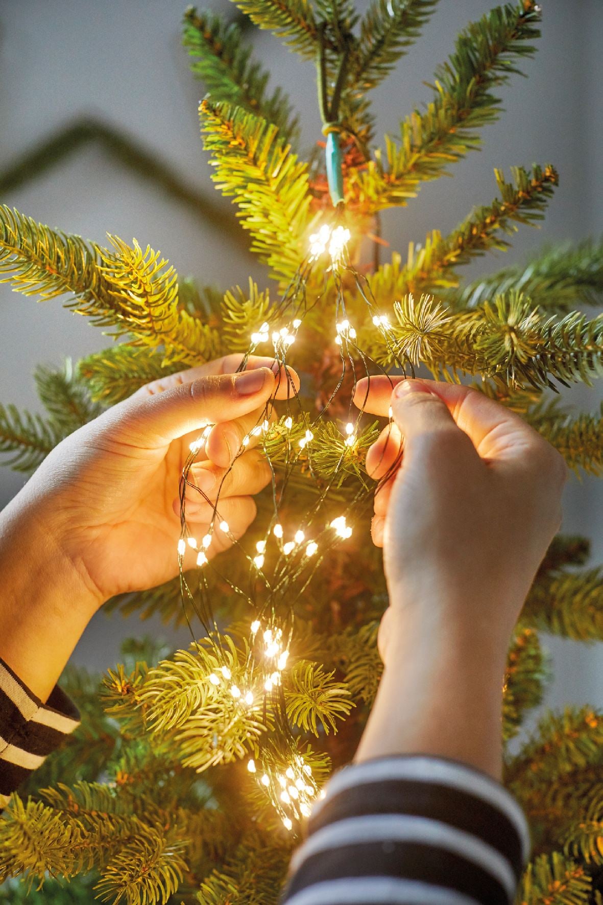 Christmas garland of bunches, 210 cm, 672L LED, 54.2896