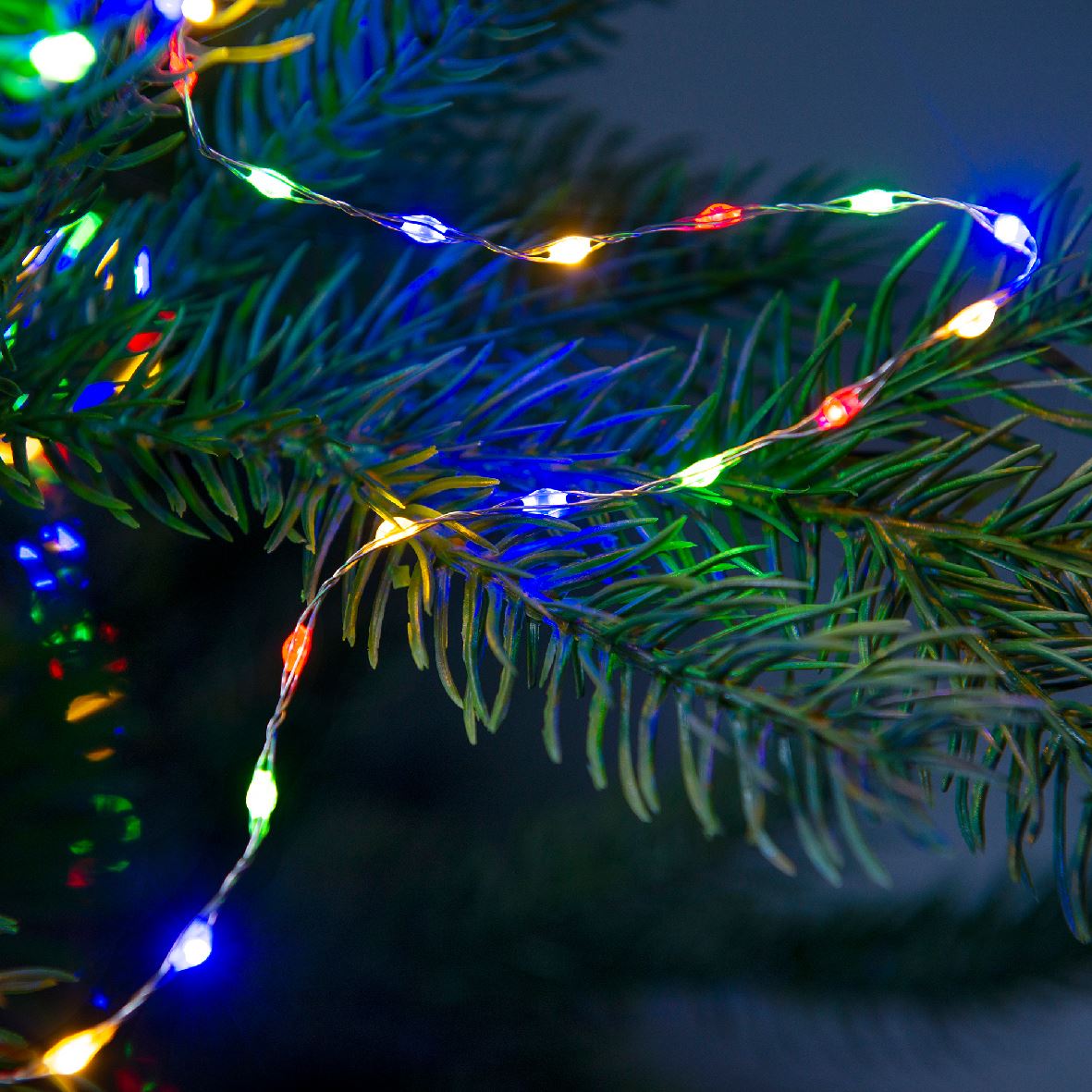 Christmas garland of bunches, 210 cm, 672L LED, 54.2896