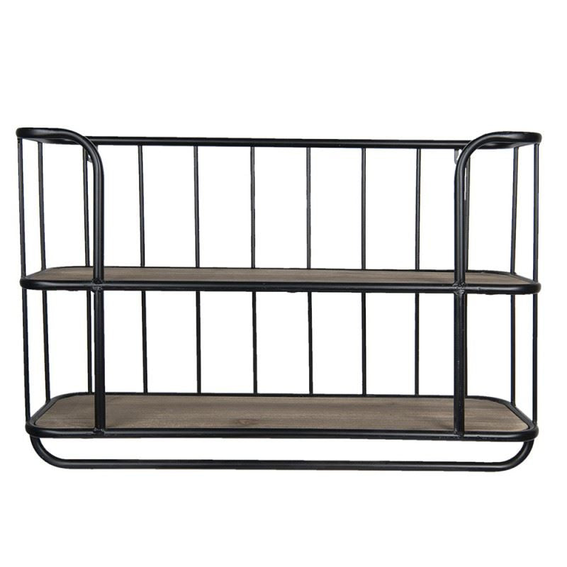 Metal rectangle wall shelf for vintage, country, or modern decor