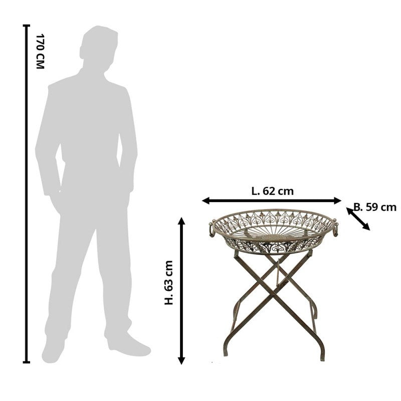 Victorian Garden Metal Plant Stand