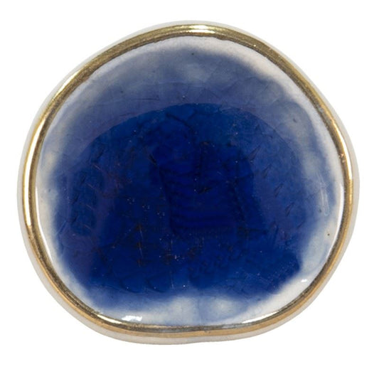 Clayre & Eef ceramic furniture handle, 4*4*7 cm, 65045