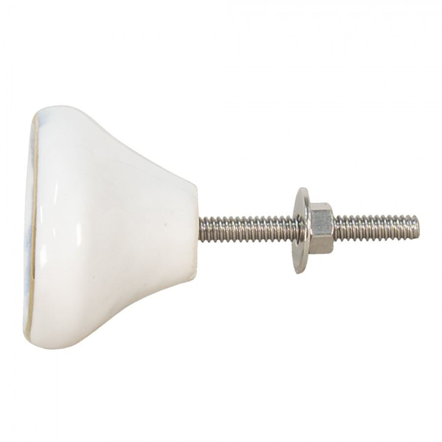 Clayre & Eef ceramic furniture handle, 4*4*7 cm, 65050