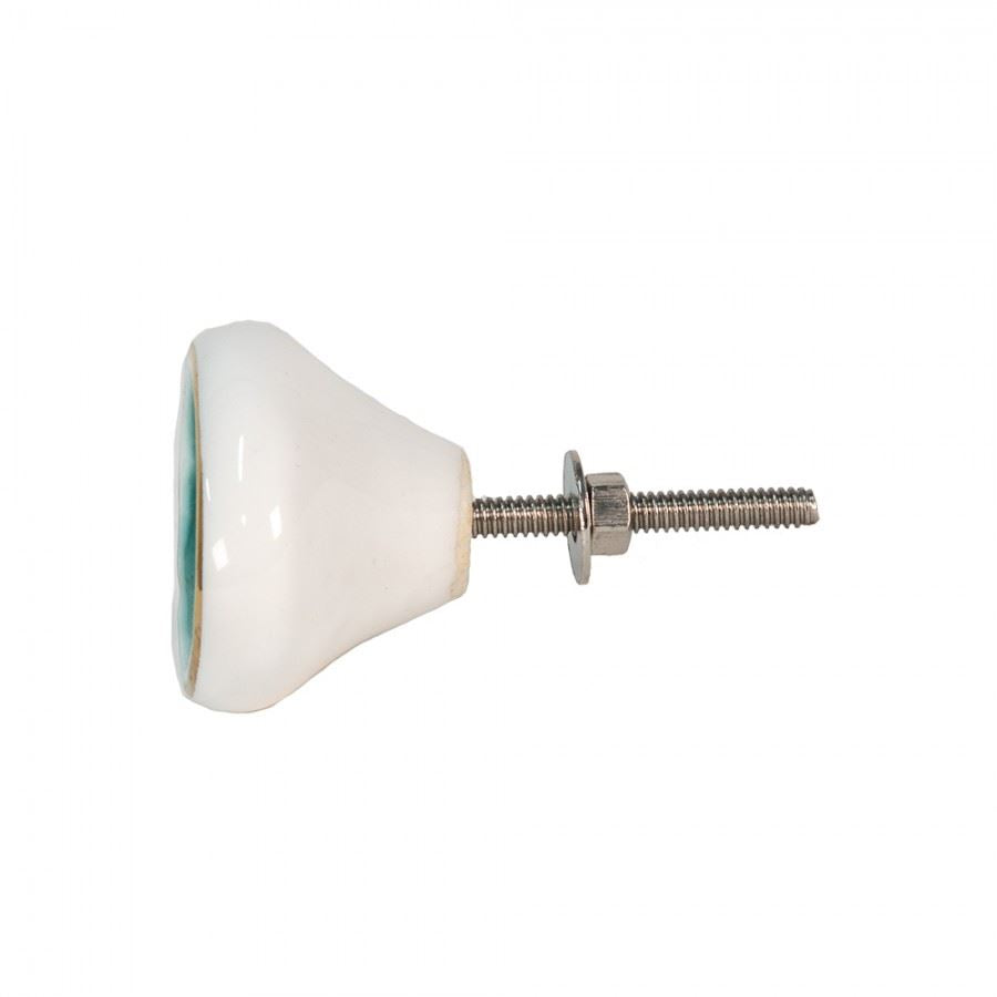 Clayre & Eef ceramic furniture handle, 4*4*7 cm, 65051