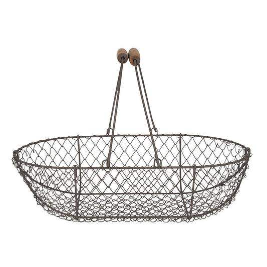 Metal basket with handles, 29*15*8 cm, 6Y3772S