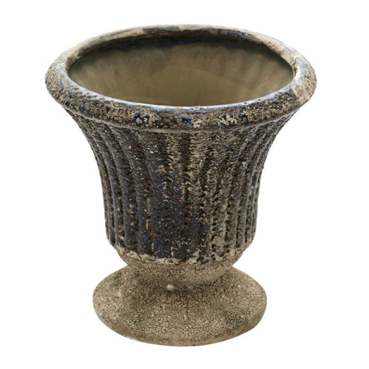 Heritage Pedestal Planter - Timeless Elegance Ceramic Vase, 13х13 cm