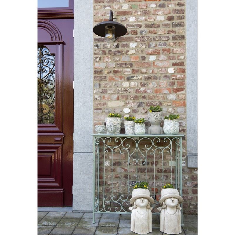 Heritage Touch Ceramic Planter, 6x5.6 in