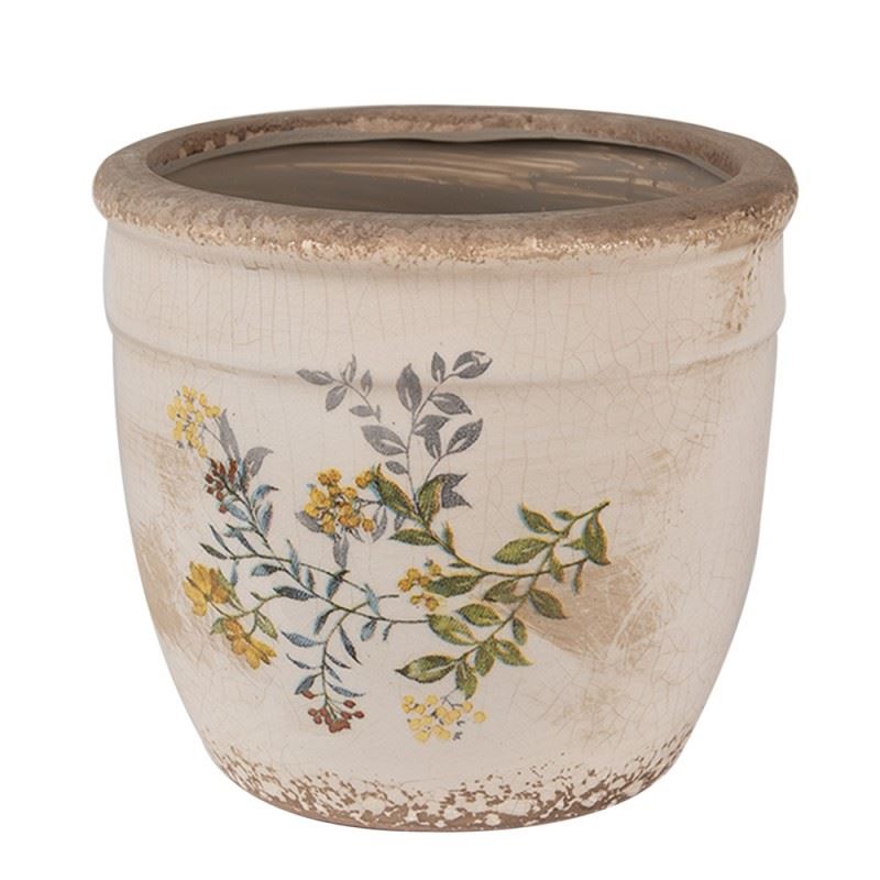 Shabby Chic Vintage Crackle Planter, 16х14 cm
