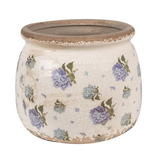 Shabby Chic Vintage Crackle Planter, 16х13 cm