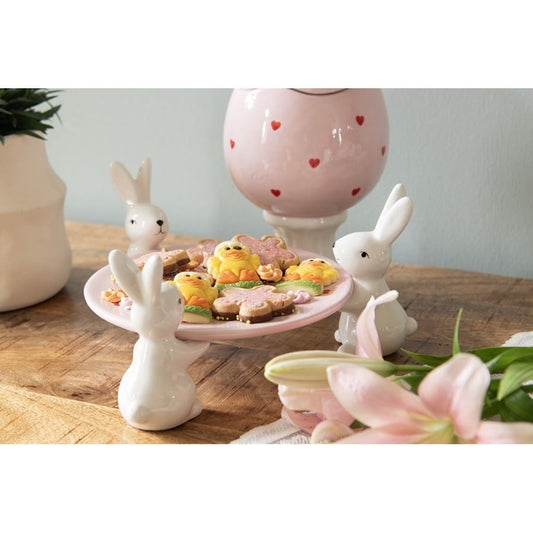 Bunny Dessert Stand, 24*23*12 cm, 6CE1693
