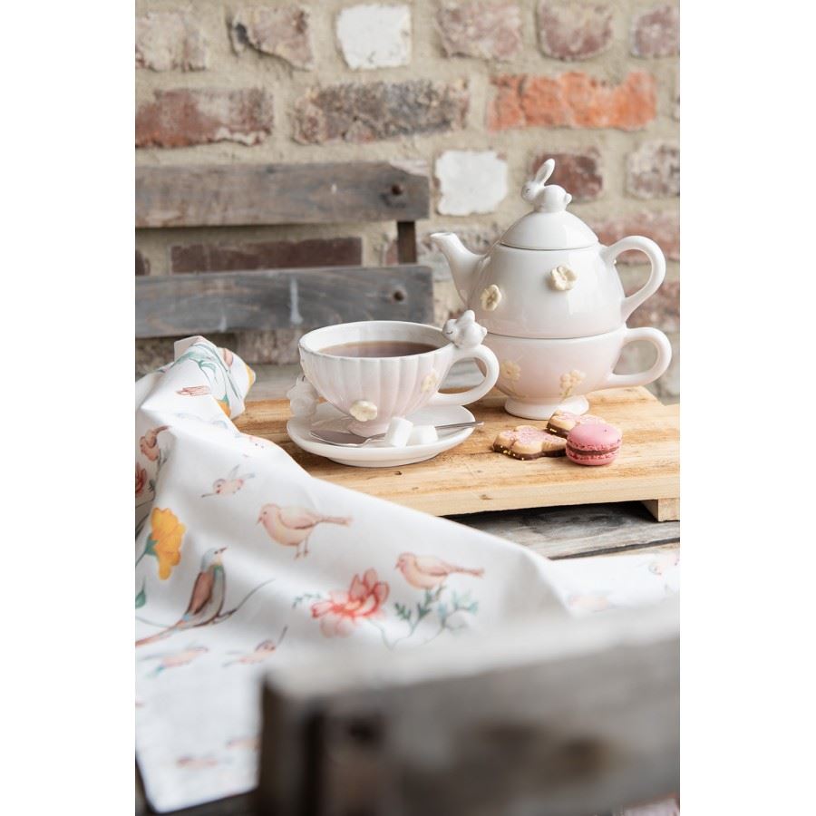 Cup and saucer Rabbits, 200 ml, 6CE1699