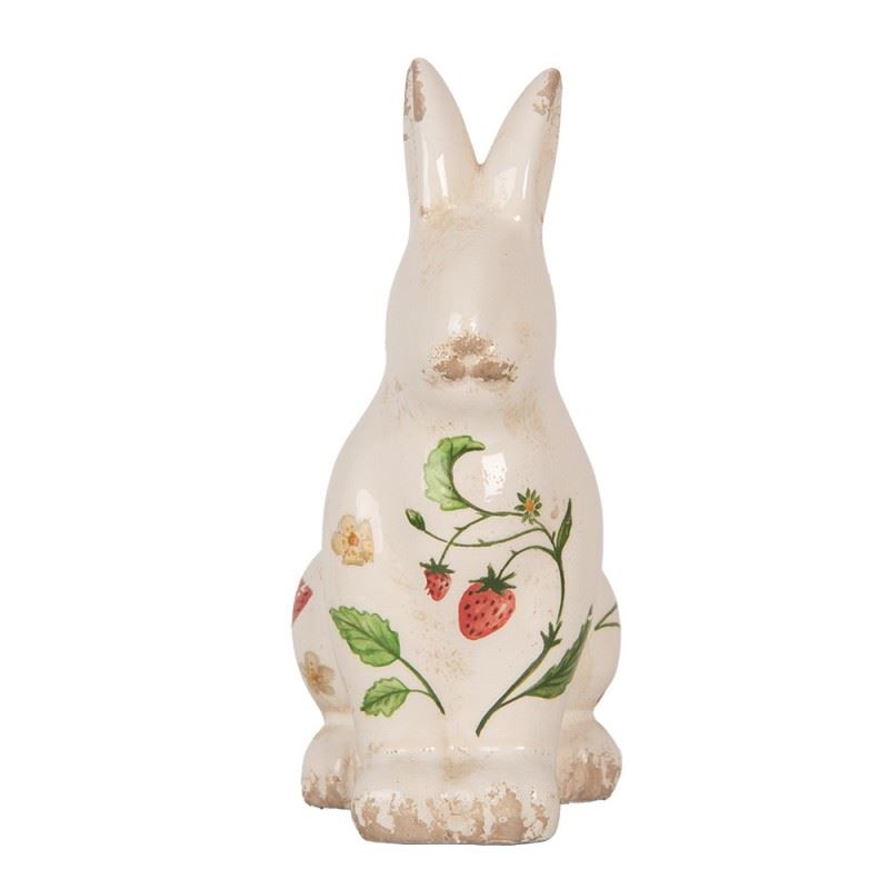 Ceramic figure Rabbit Strawberries, 13*10*21 cm