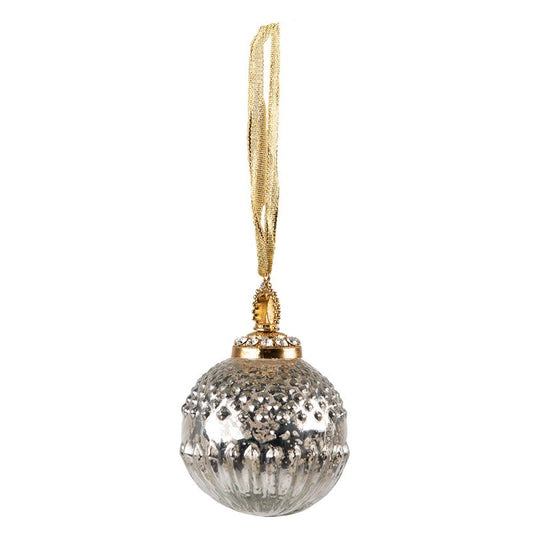 New Year decoration Ball, 7 cm, 6GL3817 New Year decoration, 6GL3817
