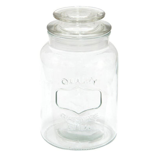 Glass jar for loose powder, 11*19 cm, 6GL4065
