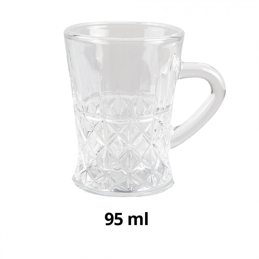 Glass cup for espresso, 95 ml, 6GL4200