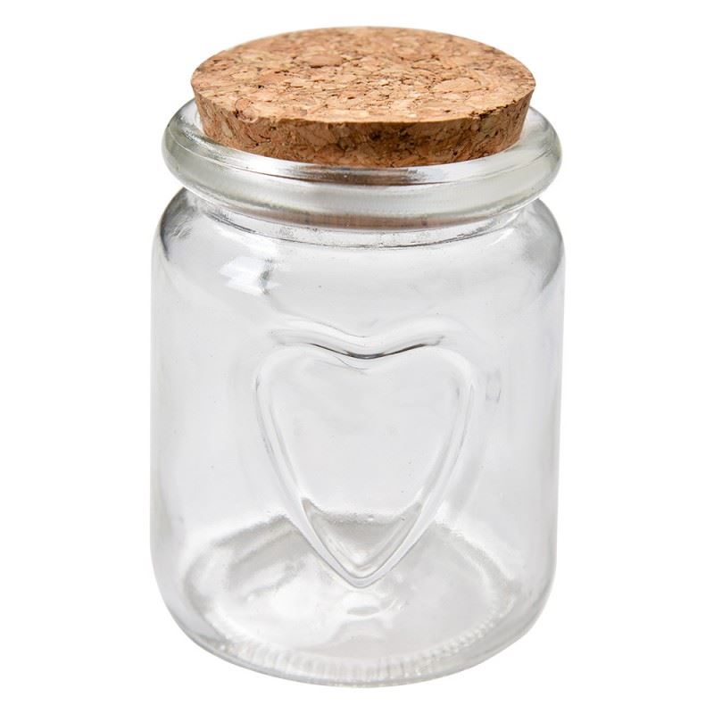Glass jar for loose powder, 6*8 cm, 6GL4405