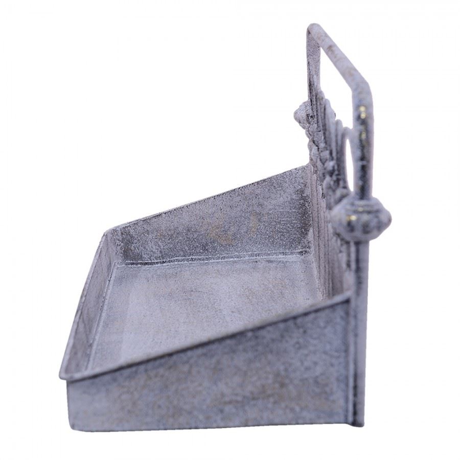 Vintage-style wall shelf for decorative accents