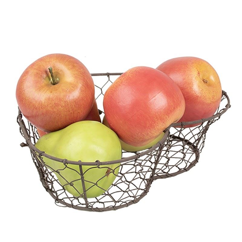 Metal Storage Basket Heart - Stylish Decoration for Your Kitchen