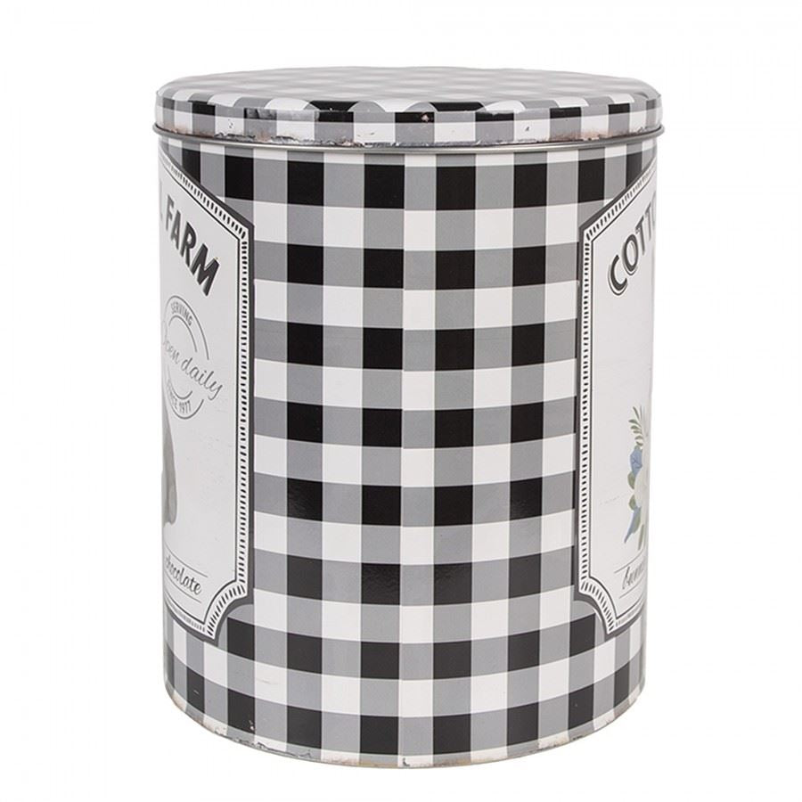 Metal storage jar in retro style, 17*23 cm, 6Y5509M